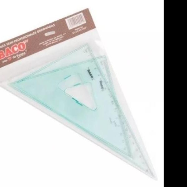 JGO. ESCUADRAS SEMIPROF. 30CM. 4560 BACO CG. SB. BL.E1